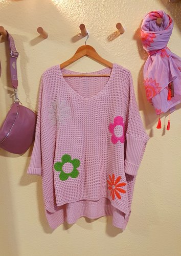 Pullover Blumen