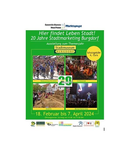 Ausstellungsführer "Hier findet Leben Stadt! - 20 Jahre Stadtmarketing Burgdorf"