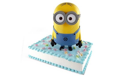 Minions Spardose-Torte (20cm x 30cm)